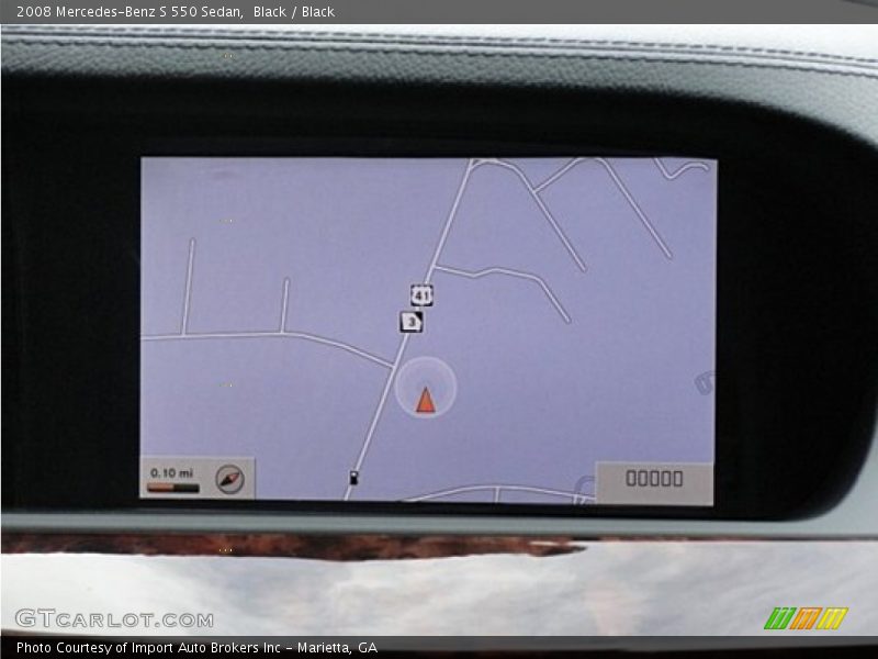 Black / Black 2008 Mercedes-Benz S 550 Sedan