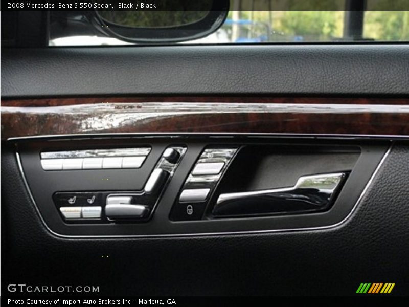 Black / Black 2008 Mercedes-Benz S 550 Sedan