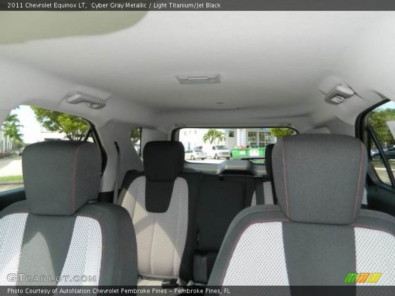 Cyber Gray Metallic / Light Titanium/Jet Black 2011 Chevrolet Equinox LT