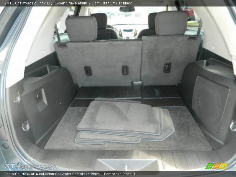 Cyber Gray Metallic / Light Titanium/Jet Black 2011 Chevrolet Equinox LT