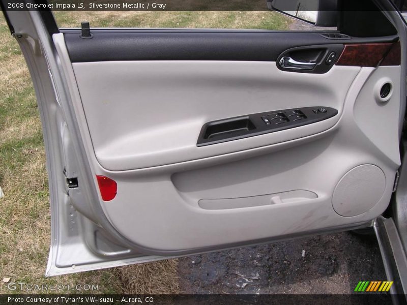 Silverstone Metallic / Gray 2008 Chevrolet Impala LS