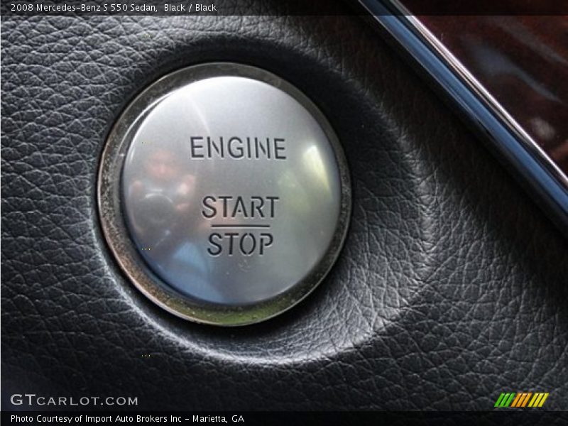 Black / Black 2008 Mercedes-Benz S 550 Sedan