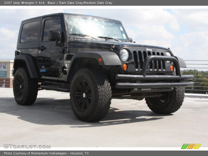 Black / Dark Slate Gray/Medium Slate Gray 2007 Jeep Wrangler X 4x4