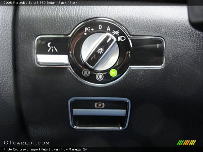 Black / Black 2008 Mercedes-Benz S 550 Sedan