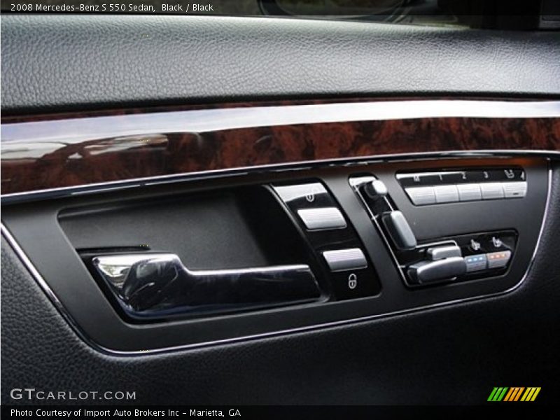 Black / Black 2008 Mercedes-Benz S 550 Sedan