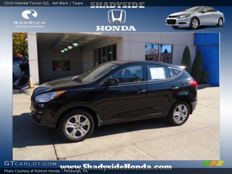 Ash Black / Taupe 2010 Hyundai Tucson GLS