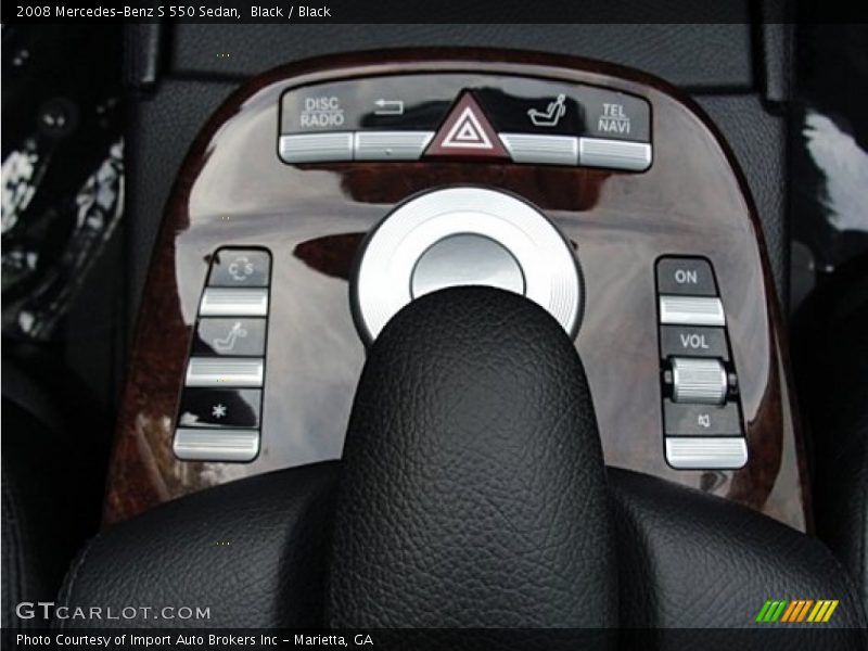 Black / Black 2008 Mercedes-Benz S 550 Sedan