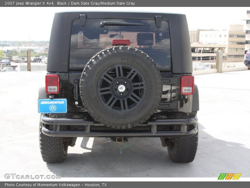 Black / Dark Slate Gray/Medium Slate Gray 2007 Jeep Wrangler X 4x4