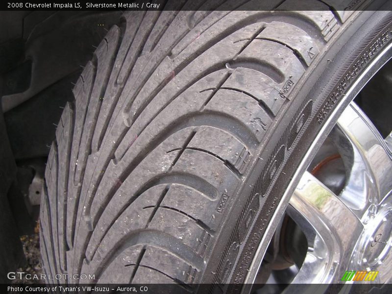 Silverstone Metallic / Gray 2008 Chevrolet Impala LS