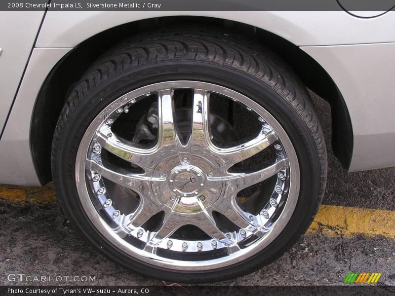 Silverstone Metallic / Gray 2008 Chevrolet Impala LS