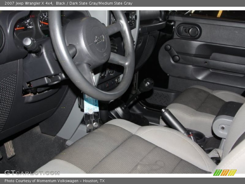 Black / Dark Slate Gray/Medium Slate Gray 2007 Jeep Wrangler X 4x4