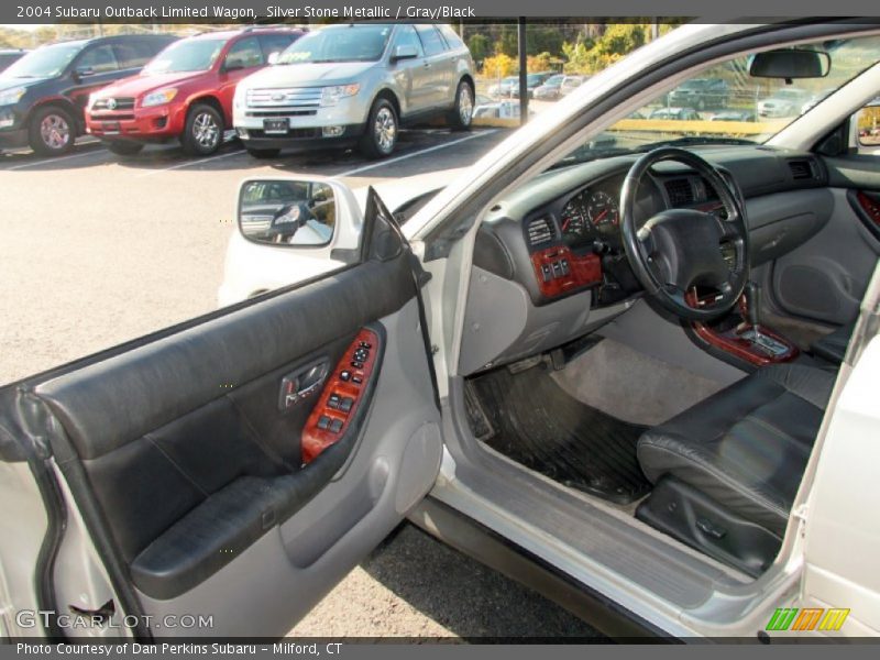 Silver Stone Metallic / Gray/Black 2004 Subaru Outback Limited Wagon