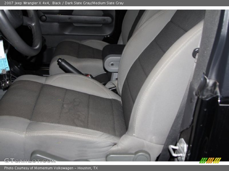 Black / Dark Slate Gray/Medium Slate Gray 2007 Jeep Wrangler X 4x4