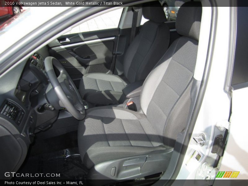 White Gold Metallic / Titan Black 2010 Volkswagen Jetta S Sedan