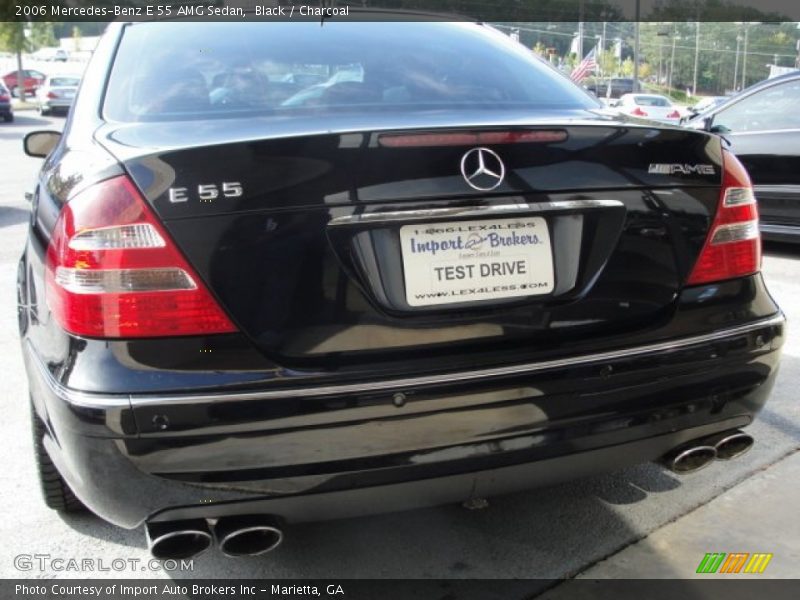 Black / Charcoal 2006 Mercedes-Benz E 55 AMG Sedan