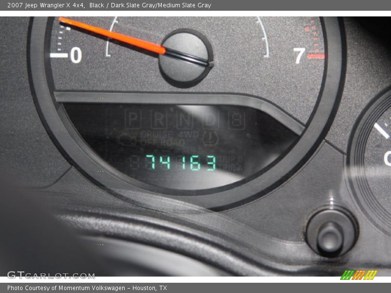 Black / Dark Slate Gray/Medium Slate Gray 2007 Jeep Wrangler X 4x4