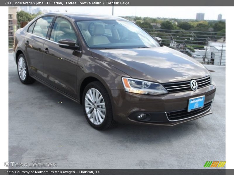 Toffee Brown Metallic / Cornsilk Beige 2013 Volkswagen Jetta TDI Sedan