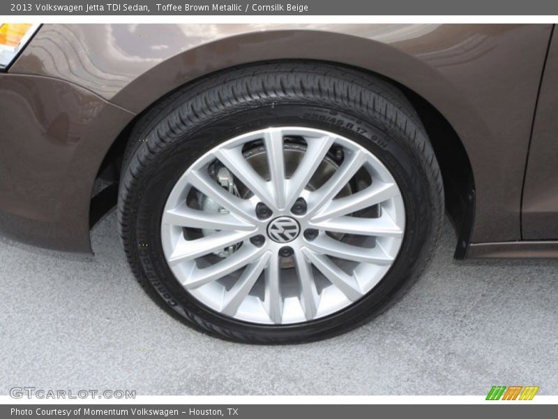 Toffee Brown Metallic / Cornsilk Beige 2013 Volkswagen Jetta TDI Sedan