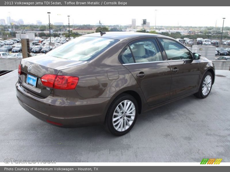 Toffee Brown Metallic / Cornsilk Beige 2013 Volkswagen Jetta TDI Sedan