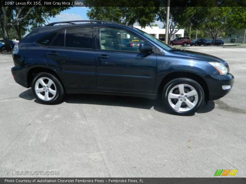 Flint Gray Mica / Ivory 2007 Lexus RX 350
