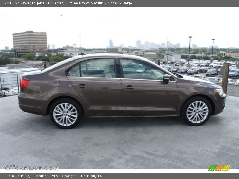Toffee Brown Metallic / Cornsilk Beige 2013 Volkswagen Jetta TDI Sedan