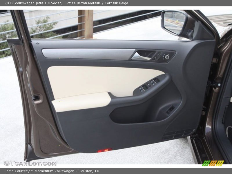 Toffee Brown Metallic / Cornsilk Beige 2013 Volkswagen Jetta TDI Sedan