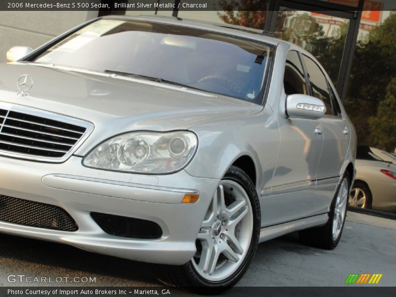 Brilliant Silver Metallic / Charcoal 2006 Mercedes-Benz S 500 Sedan