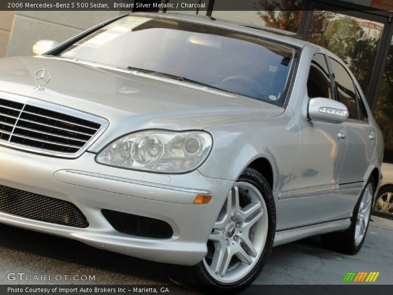 Brilliant Silver Metallic / Charcoal 2006 Mercedes-Benz S 500 Sedan