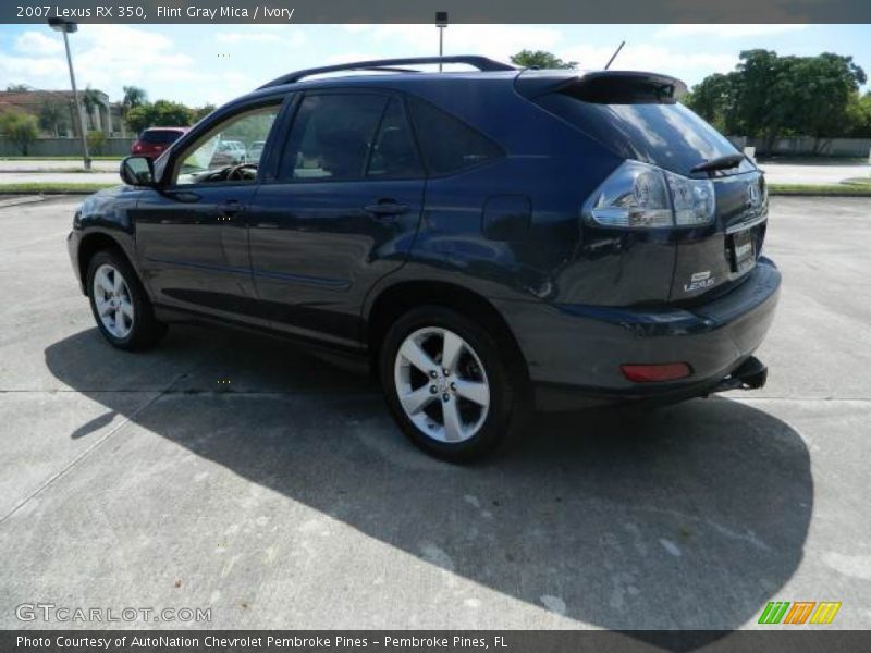 Flint Gray Mica / Ivory 2007 Lexus RX 350