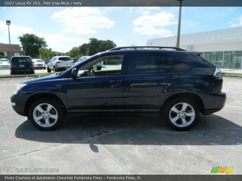 Flint Gray Mica / Ivory 2007 Lexus RX 350