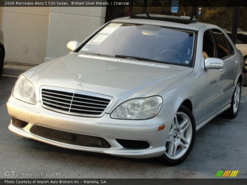 Brilliant Silver Metallic / Charcoal 2006 Mercedes-Benz S 500 Sedan