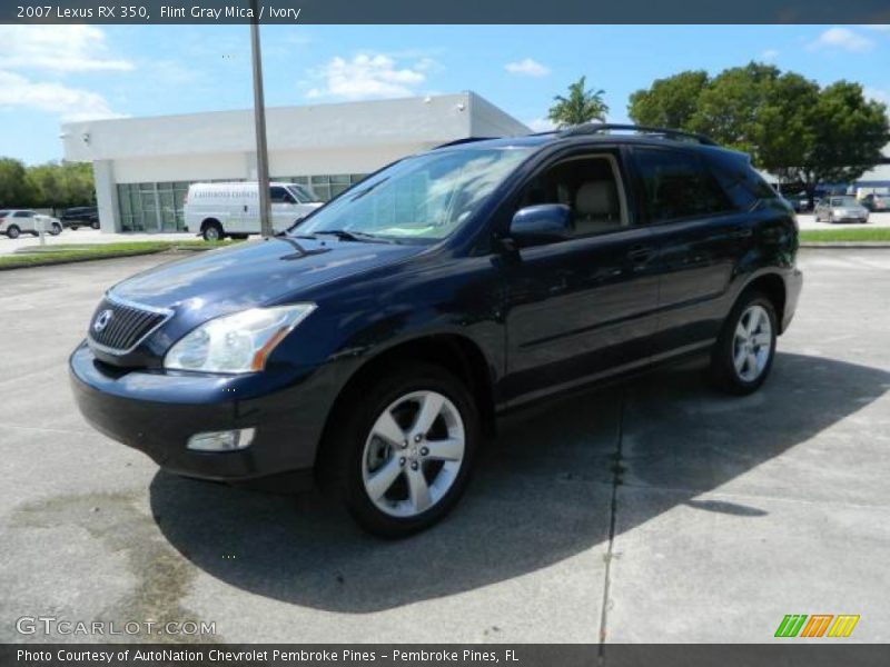 Flint Gray Mica / Ivory 2007 Lexus RX 350