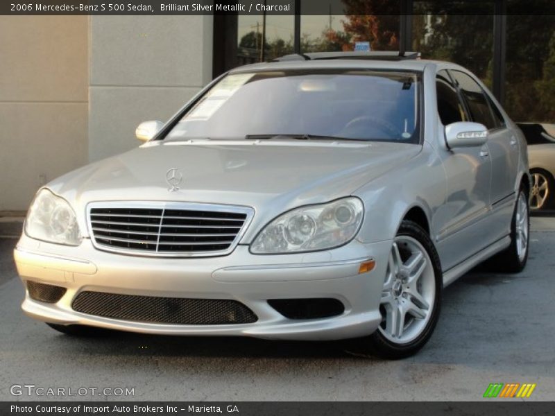 Brilliant Silver Metallic / Charcoal 2006 Mercedes-Benz S 500 Sedan