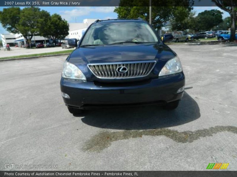 Flint Gray Mica / Ivory 2007 Lexus RX 350