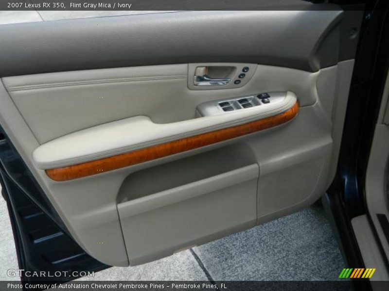 Flint Gray Mica / Ivory 2007 Lexus RX 350