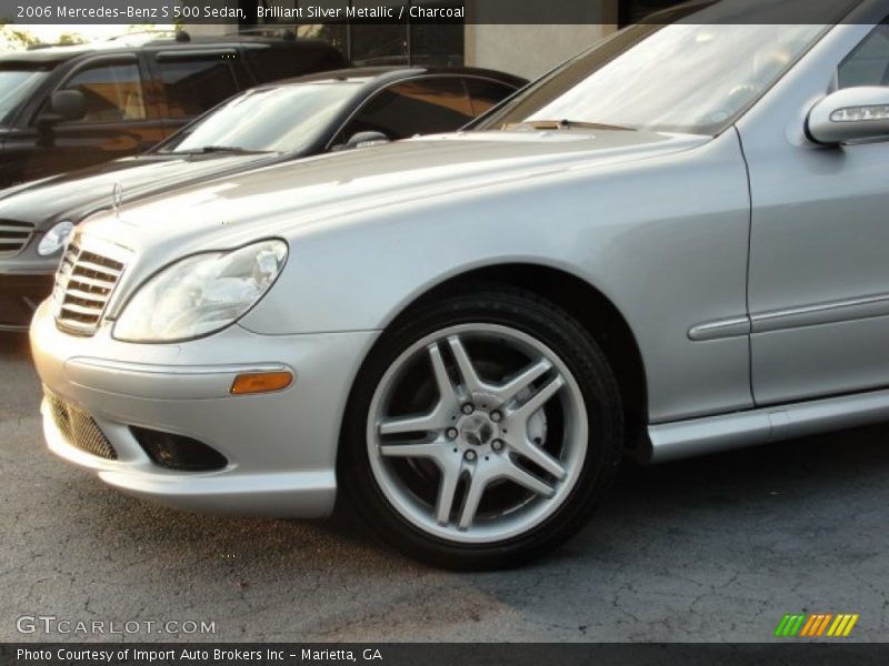 Brilliant Silver Metallic / Charcoal 2006 Mercedes-Benz S 500 Sedan