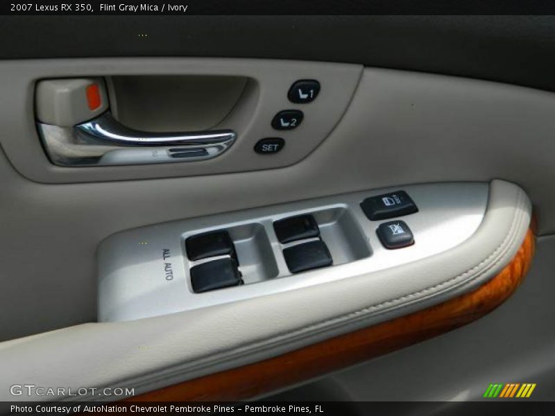 Flint Gray Mica / Ivory 2007 Lexus RX 350