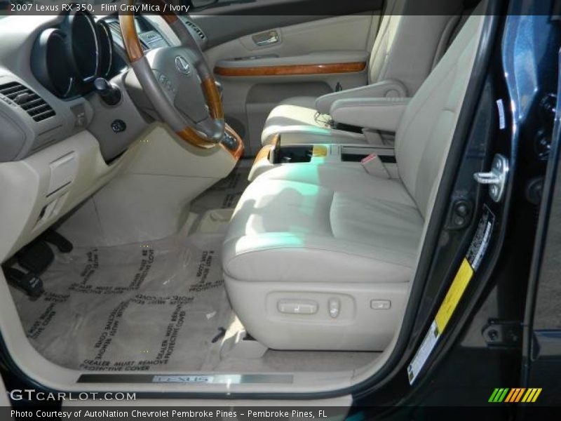Flint Gray Mica / Ivory 2007 Lexus RX 350