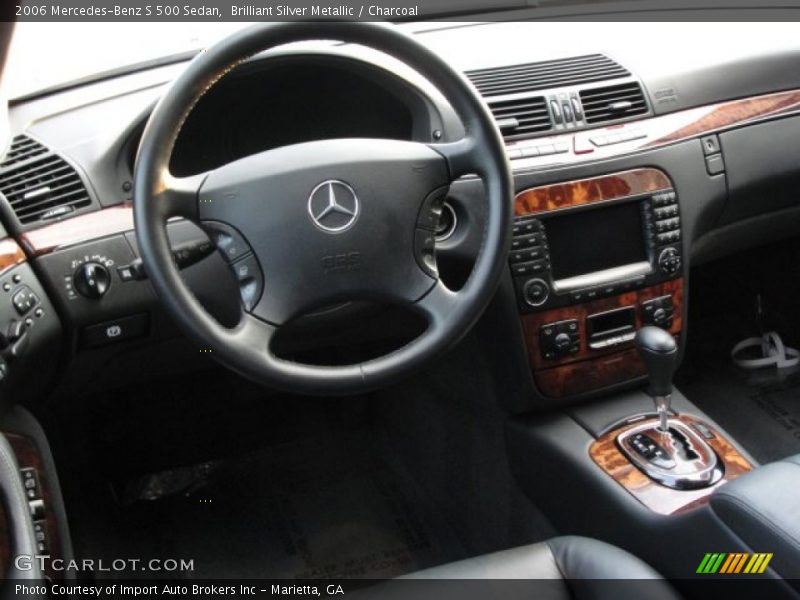 Brilliant Silver Metallic / Charcoal 2006 Mercedes-Benz S 500 Sedan