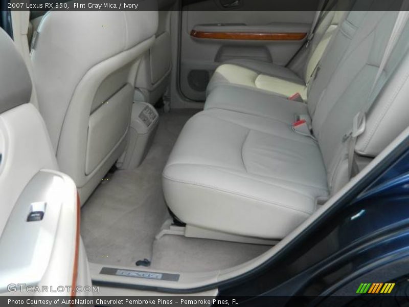 Flint Gray Mica / Ivory 2007 Lexus RX 350