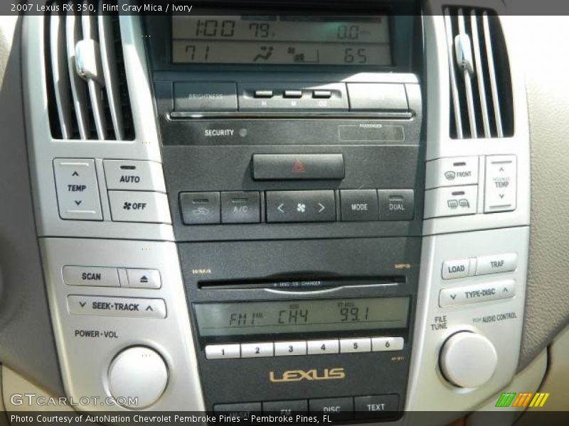 Flint Gray Mica / Ivory 2007 Lexus RX 350