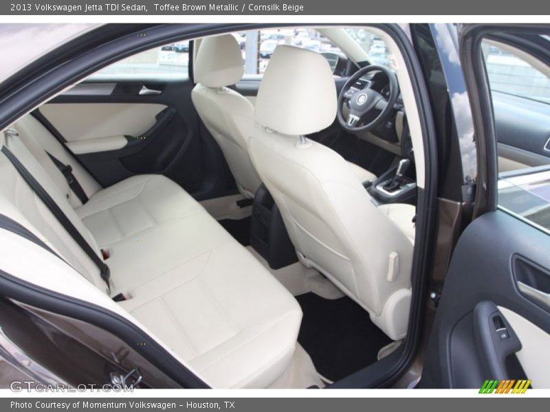 Toffee Brown Metallic / Cornsilk Beige 2013 Volkswagen Jetta TDI Sedan