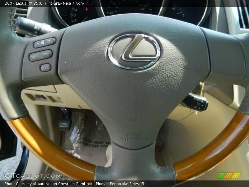 Flint Gray Mica / Ivory 2007 Lexus RX 350