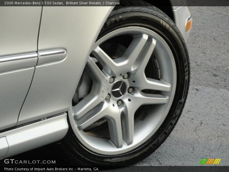 Brilliant Silver Metallic / Charcoal 2006 Mercedes-Benz S 500 Sedan