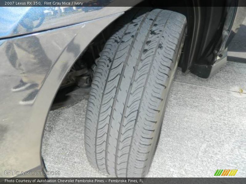 Flint Gray Mica / Ivory 2007 Lexus RX 350