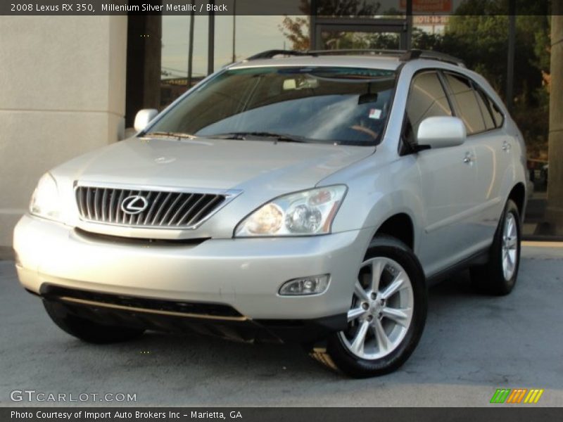 Millenium Silver Metallic / Black 2008 Lexus RX 350