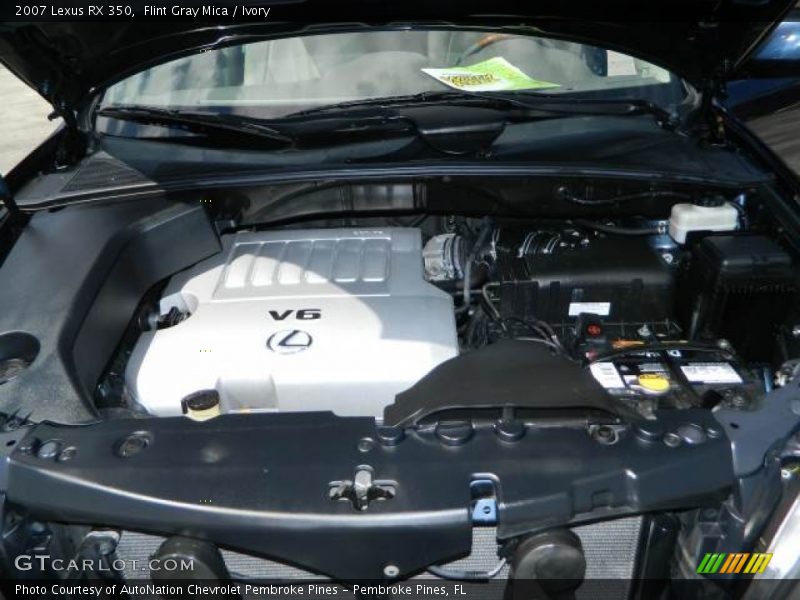 Flint Gray Mica / Ivory 2007 Lexus RX 350