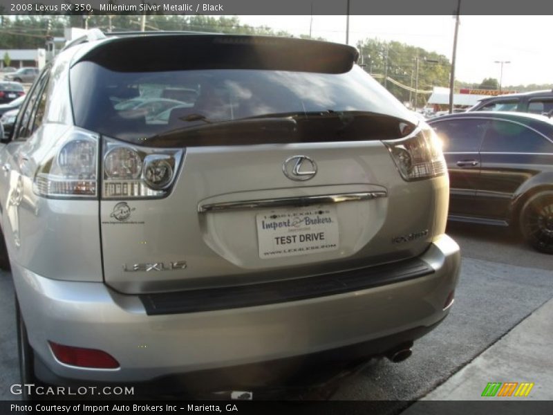 Millenium Silver Metallic / Black 2008 Lexus RX 350