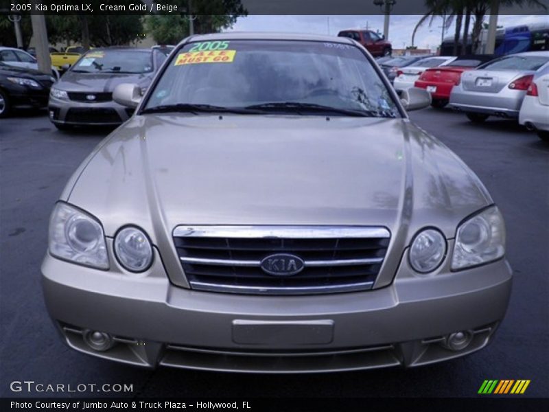 Cream Gold / Beige 2005 Kia Optima LX