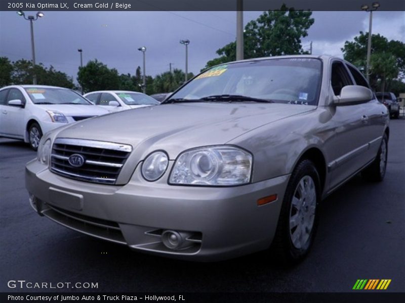 Cream Gold / Beige 2005 Kia Optima LX
